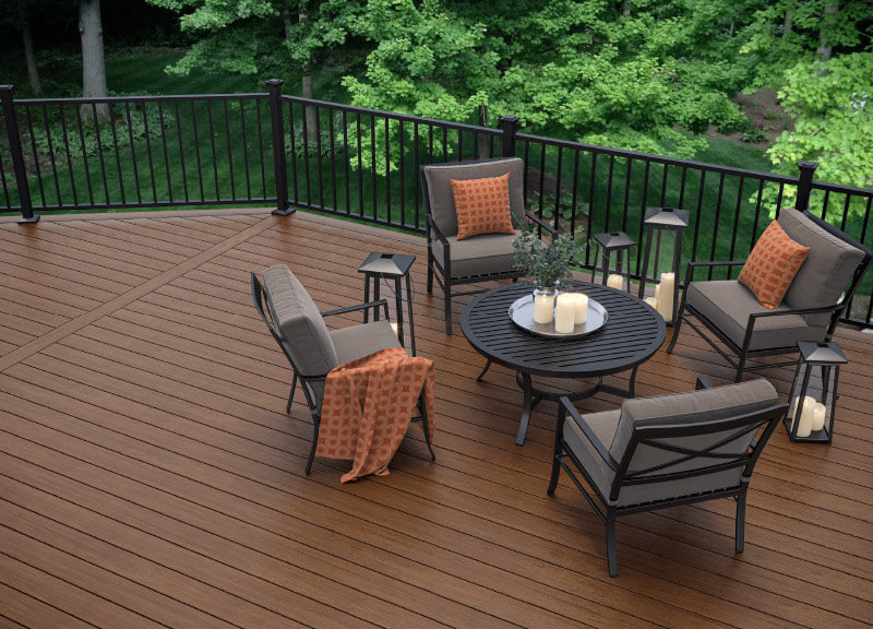 Trailhead WPC Decking Outdoor Seating Area